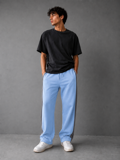Pantalón Combinado - Azul Claro Gris Oscuro - azul-claro-gris-oscuro-1.png