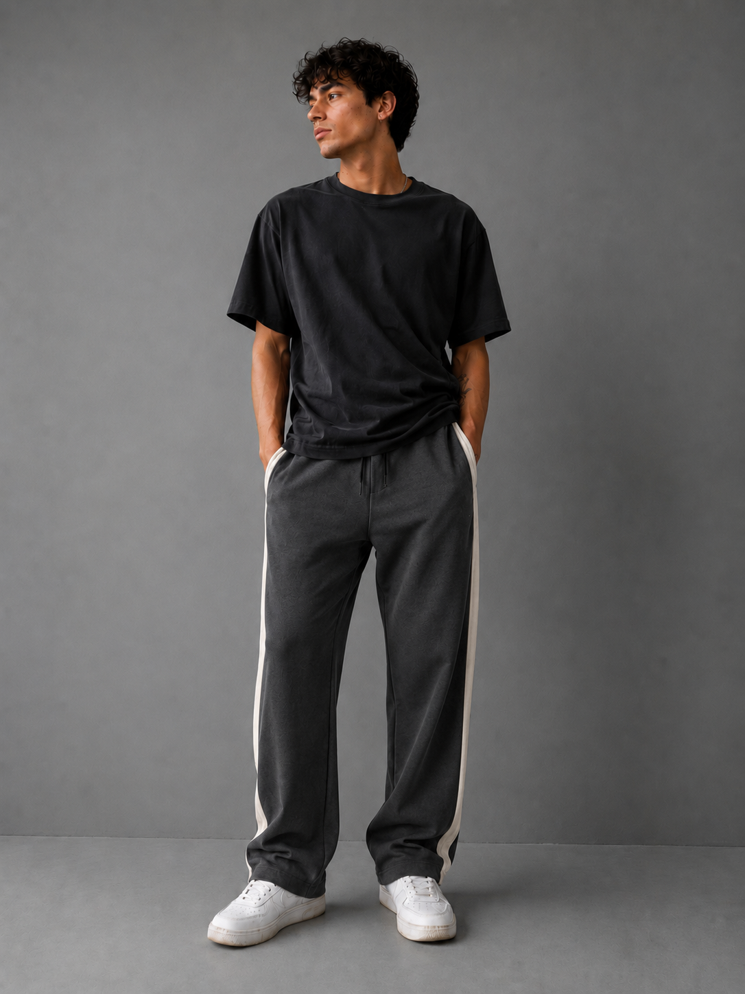 Pantalón Combinado - Gris Oscuro Avena - gris-oscuro-avena-1.png