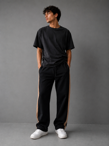 Pantalón Combinado - Negro Beige - negro-beige-1.png