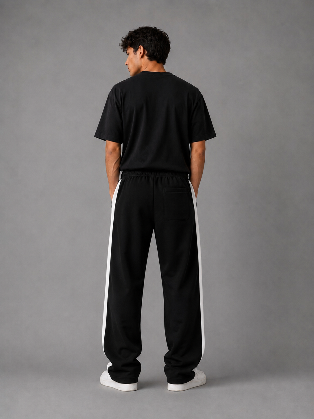 Pantalón Combinado - Negro Blanco - negro-blanco-2.png