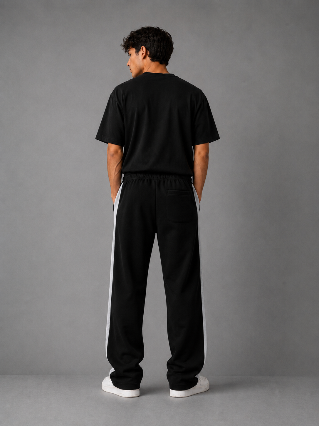 Pantalón Combinado - Negro Gris Claro - negro-gris-claro-2.png