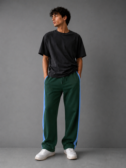 Pantalón Combinado - Verde Militar Azul Claro - verde-militar-azul-claro-1.png