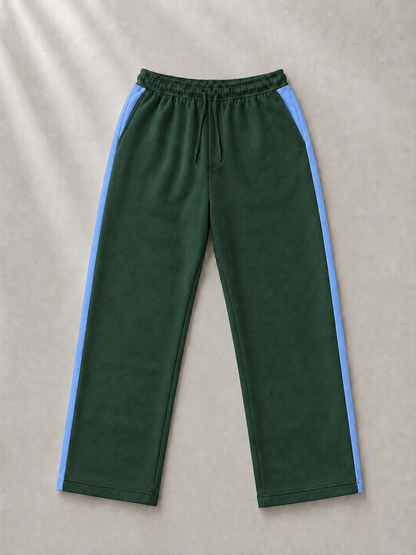 Pantalón Combinado - Verde Militar Azul Claro - verde-militar-azul-claro-3.png