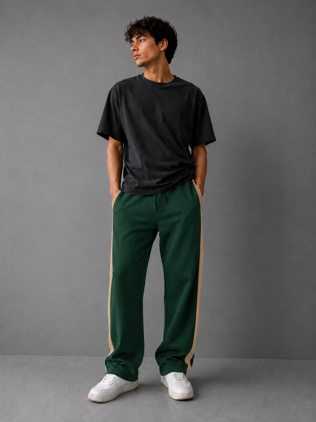 Pantalón Combinado - Verde Militar Beige - verde-militar-beige-1.png
