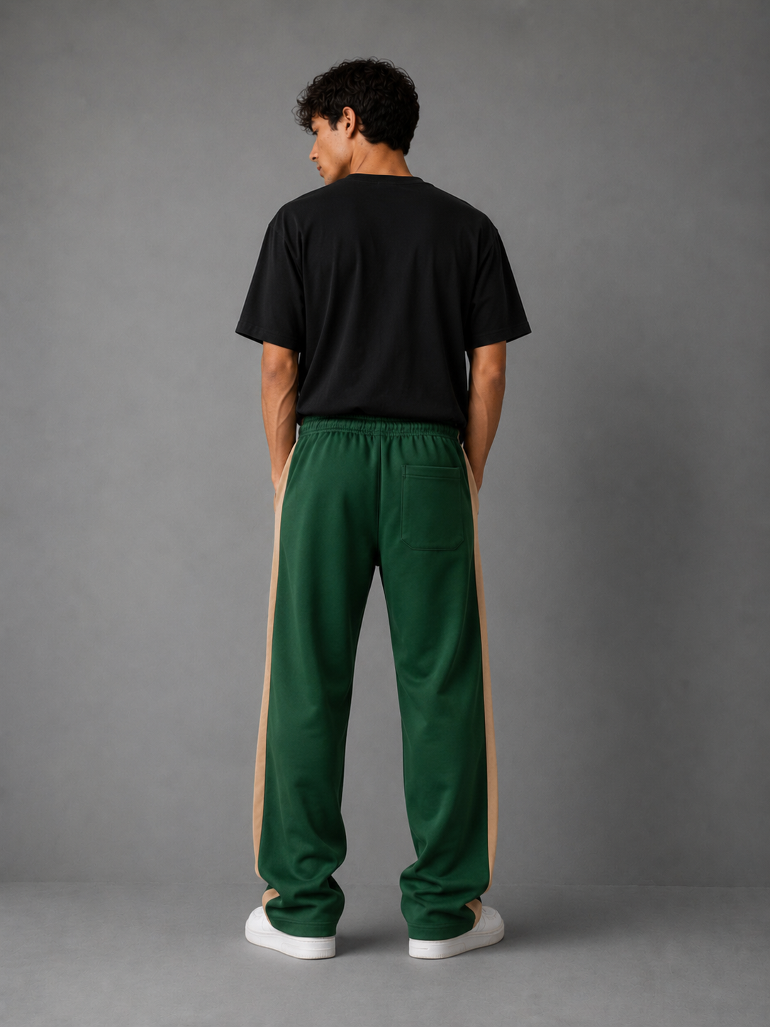 Pantalón Combinado - Verde Militar Beige - verde-militar-beige-2.png