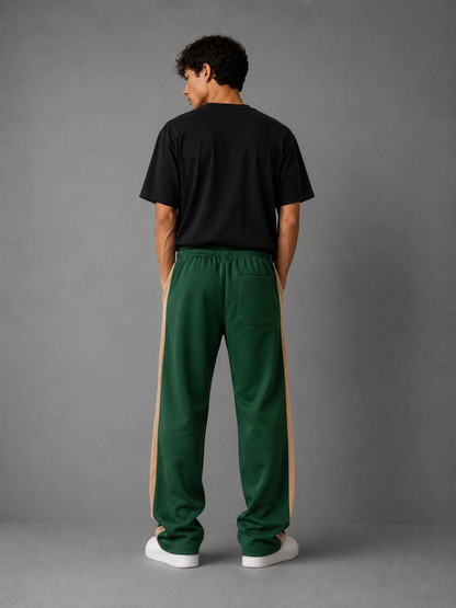 Pantalón Combinado - Verde Militar Beige - verde-militar-beige-2.png