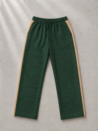 Pantalón Combinado - Verde Militar Beige - verde-militar-beige-3.png