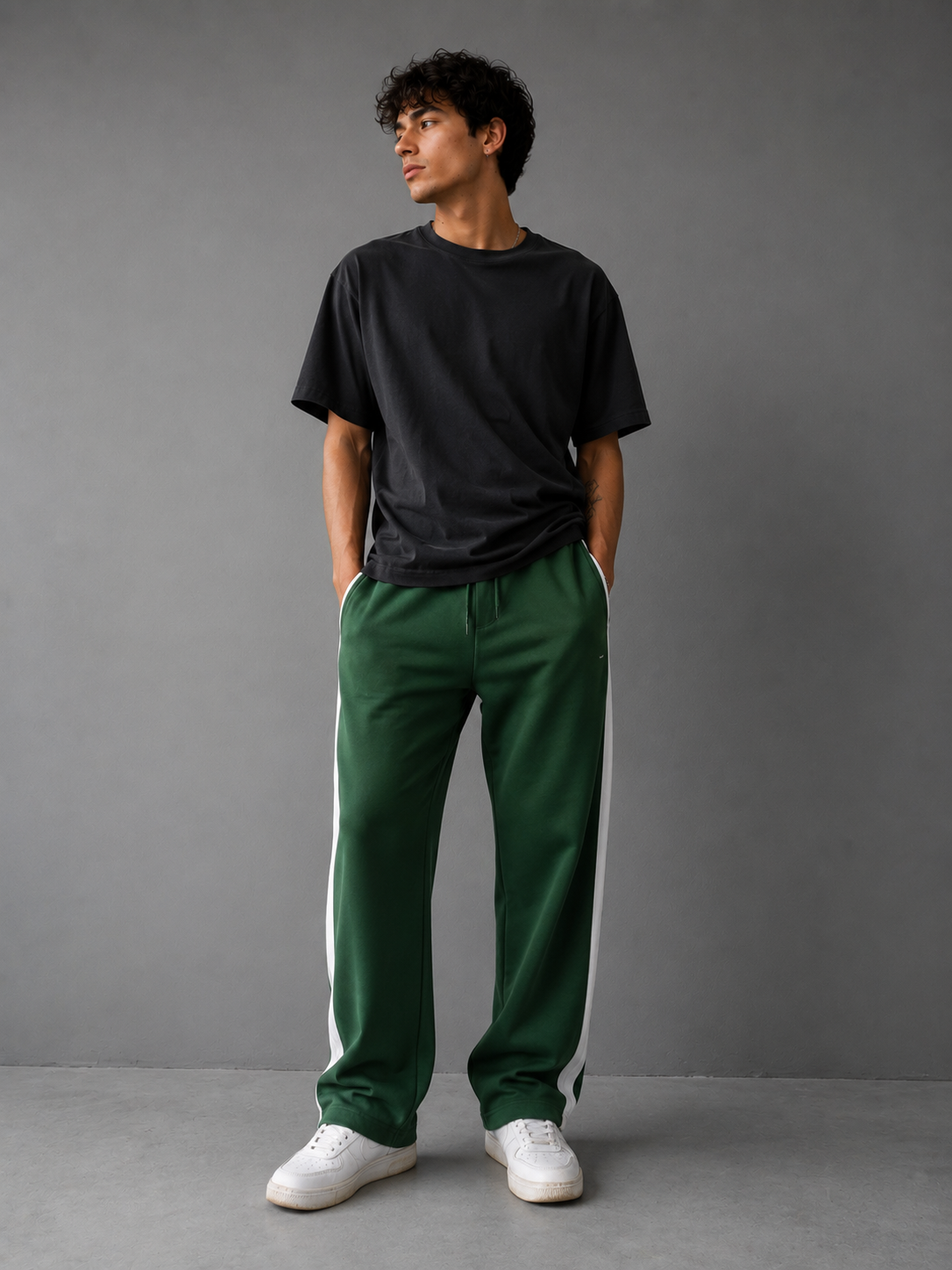 Pantalón Combinado - Verde Militar Blanco - verde-militar-blanco-1.png